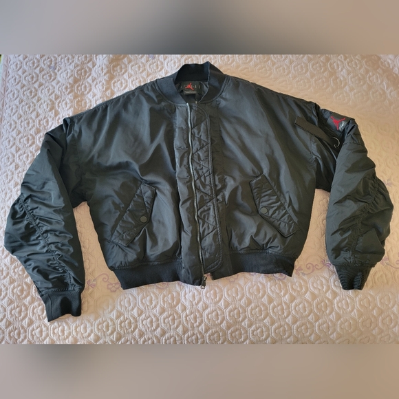 Jordan Jackets & Blazers - Air Jordan flight womens standard fit cropped bomber jacket size Small